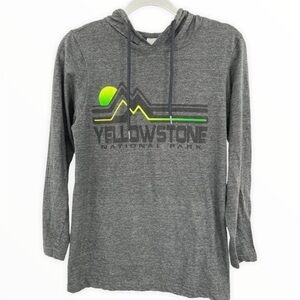 Prairie Mountain Long Sleeve Hoodie Yellowstone size S